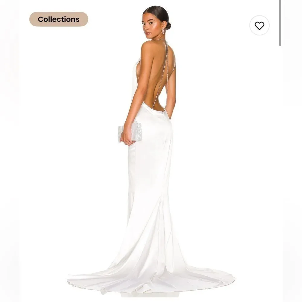 NWT Retrofete Margot Silk Maxi Dress Small Revolve - Picture 6 of 15